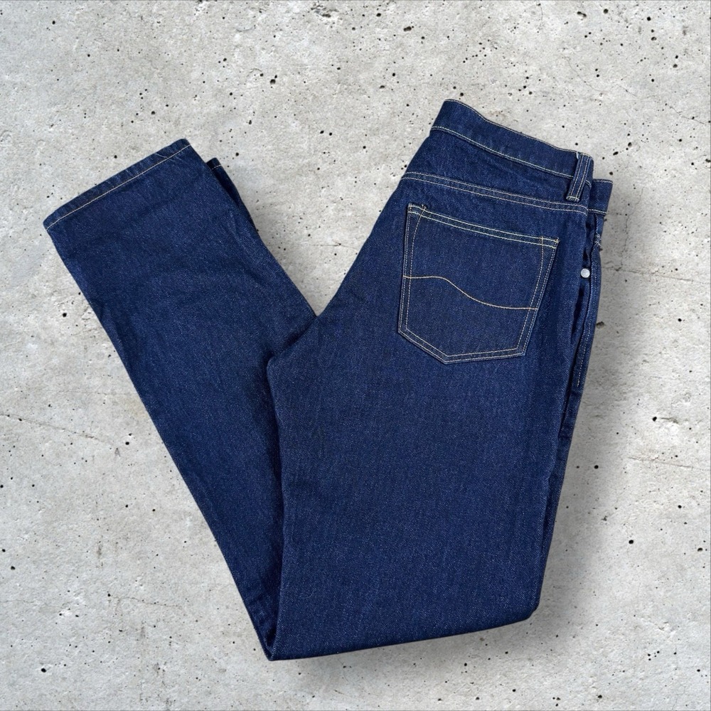 Huckberry Wellen Dark Wash‎ Jeans Men's 32x33 Slim Straight Fit